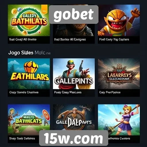 Comparativo de jogos populares disponíveis no gobet